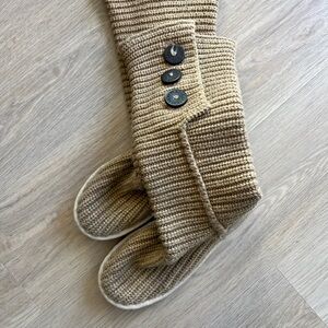 UGG Australia Knit Boots Tan